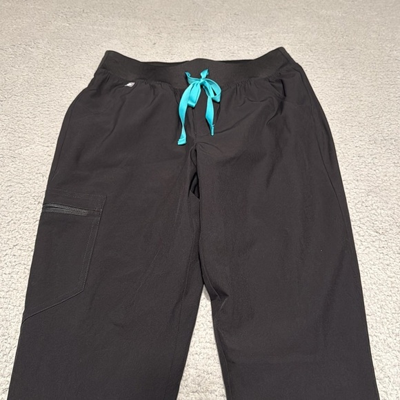 Figs Zamora FREEx Mesh Lined Jogger Scrub Pants Women'sSize XS/T Black W23SW2005 - Picture 2 of 6